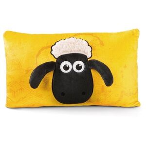 NICI Shaun the Sheep Plush 3D Ears Cushion Pillow 17" x 9" RARE